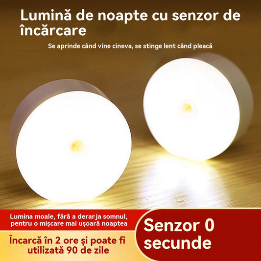 🏡💡【Cumpărați 1 obțineți 1】Lumină LED inteligentă cu inducție pentru corpul uman, convenabilă și practică de încărcat