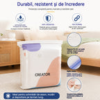 【Set 5 piese】Pungi de vidat haine fără pompă, design ranforsat pentru depozitare