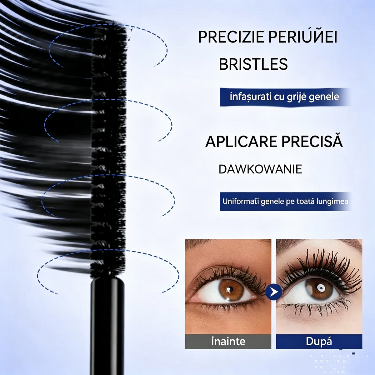 【Cumpără 1 și primești 1 gratis】Rimel cremos și rezistent la apă, care asigură o curbare perfectă a genelor❤️