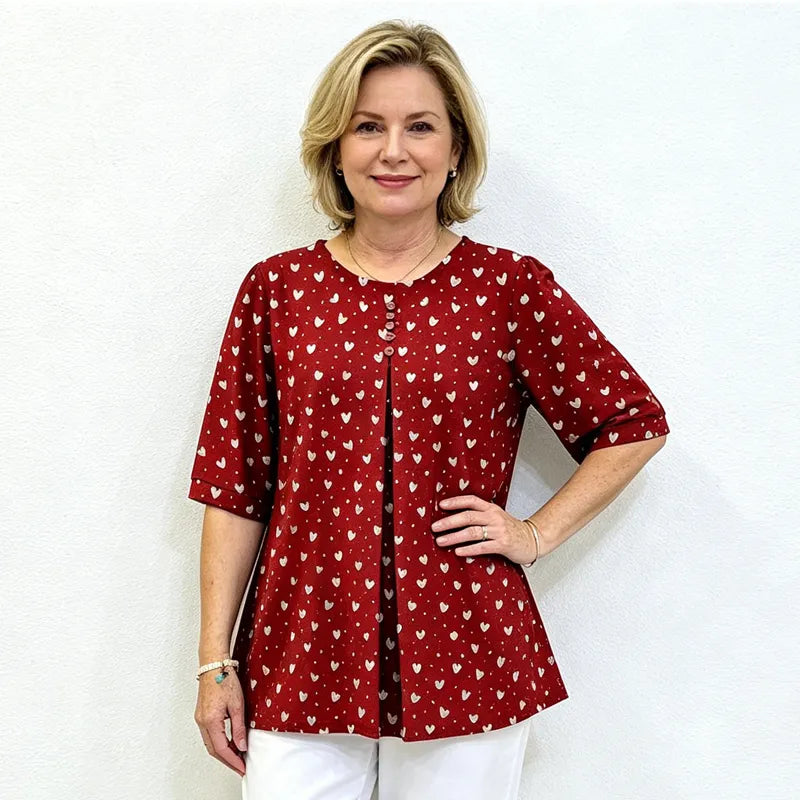 Ie și Bluză de Vară pentru Femei, Haine Casual Confortabile și Elastice