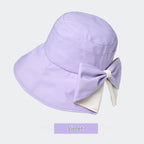 🎀 Piesă esențială de vară 👒 Pălărie vintage cu fundă — pliabilă / respirabilă și confortabilă