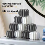 👔【20 buc】✨ Gata cu cutele! Bile magice reutilizabile pentru rufe