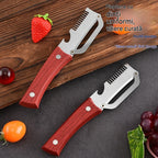 ✅Cumpără 1, primești 1 gratuit (2 articole) 🧅🔪 Curățător de rășini multifuncțional 3 în 1: Curățează, feliază și deschide sticle! 🔥
