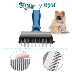 🐾 Perie Profesională pentru Îndepărtarea Părului Mort la Câini și Pisici: Delicată, Eficientă și o Casă Fără Păr! ✨💖