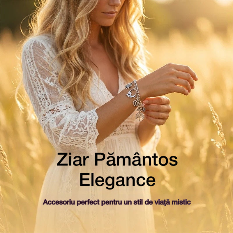 🔮✨Brățară cu pandantive vintage, aer mistic pentru femei – Bijuterii cerești, gotice și boho