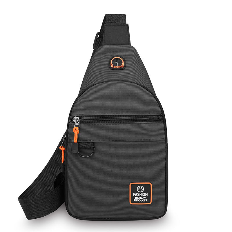 Cumperi 1, primești 1 gratuit 🎒✨ Geantă de umăr impermeabilă cu buzunare multiple – organizare practică, curea reglabilă și orificiu pentru căști