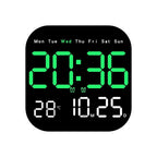 🕰️🛏️Ceas digital cu dublă utilizare pentru casă/birou – trezire delicată, spune adio alarmelor enervante / luminozitate reglabilă / funcționare silențioasă pe timp de noapte / afișaj temperatură🌙