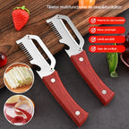 ✅Cumpără 1, primești 1 gratuit (2 articole) 🧅🔪 Curățător de rășini multifuncțional 3 în 1: Curățează, feliază și deschide sticle! 🔥
