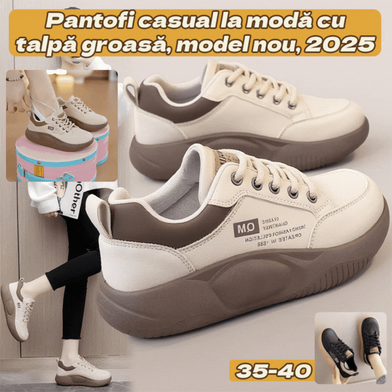 😍【Cumpără unul, primești unul gratis】👩【35-40】Pantofi casual la modă cu talpă groasă, model nou, 2026