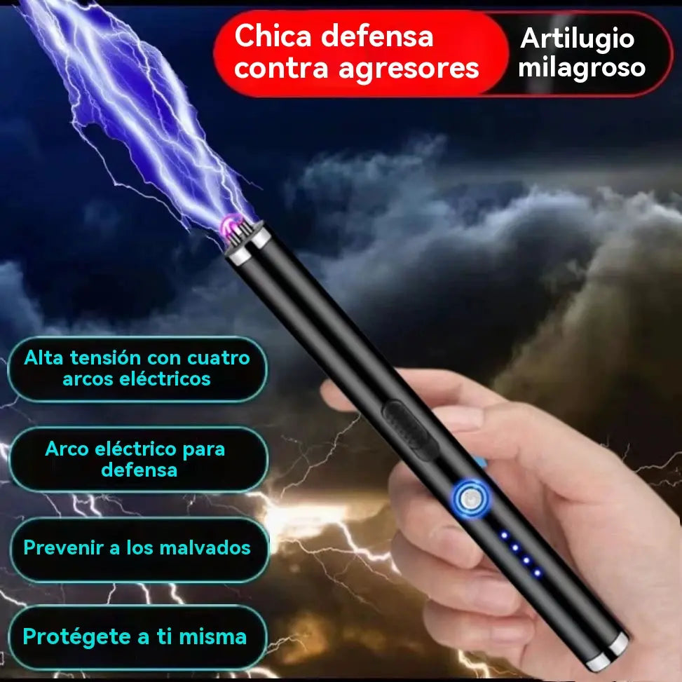 🎁Reducere de 50%🎁 Lanternă de autoapărare 4 în 1 cu arc electric