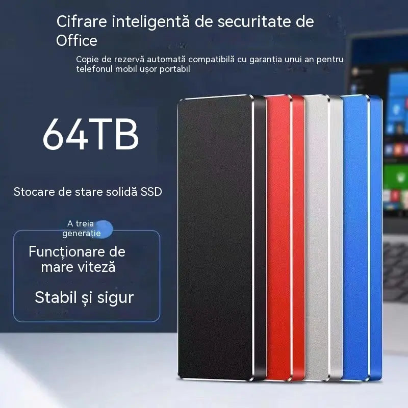 【🔥Más de 9999+ vendidos】Disco duro portátil de transferencia ultrarrápida de 150 M/S【16T】