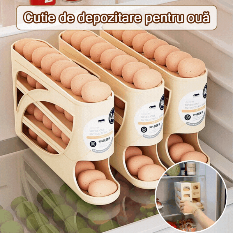 💥🥚🥚Cutie glisantă pentru depozitarea ouălor, de calitate alimentară