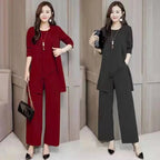 🔥【Costum din trei piese】🔥【S-5XL】 2026 Îmbrăcăminte profesională casual pentru femei, la modă și simplă（40-100kg）