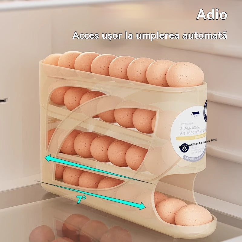 💥🥚🥚Cutie glisantă pentru depozitarea ouălor, de calitate alimentară