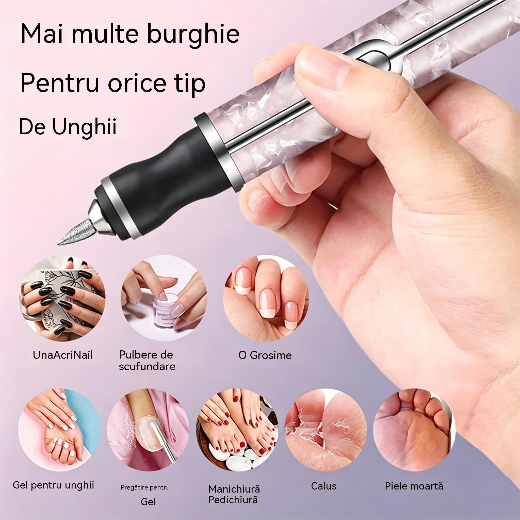 💅👍Pilă electrică de unghii pentru tratamentul onicomicozei