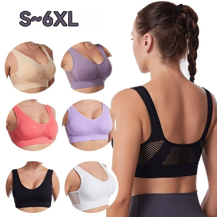 【50% OFF]🥰【Pachet de 3】Sutien respirabil și răcoros pentru mărimi mari❤️【40-120KG】