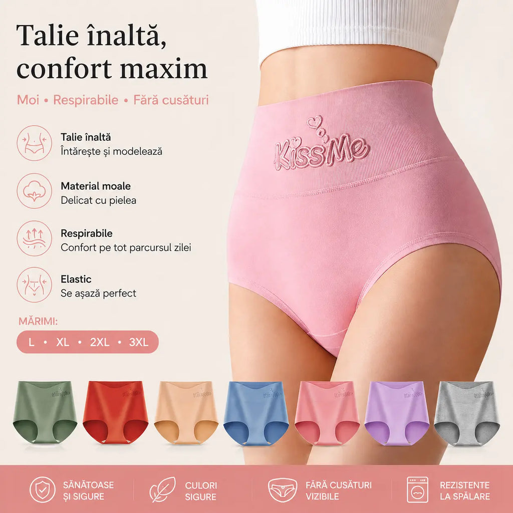 💖Ultima zi cu reducere de 50% - 【Cumpără 3 și primești 3 gratis】Brântă cu talie înaltă pentru ridicarea feselor, confecționată din bumbac de înaltă calitate✨️ (45-105 kg)