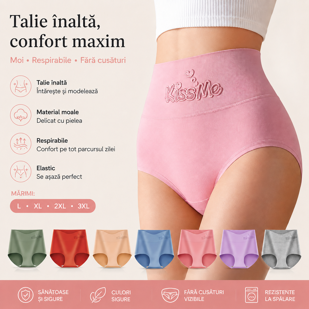💖Ultima zi cu reducere de 50% - 【Cumpără 3 și primești 3 gratis】Brântă cu talie înaltă pentru ridicarea feselor, confecționată din bumbac de înaltă calitate✨️ (45-105 kg)