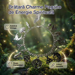 🔮✨Brățară cu pandantive vintage, aer mistic pentru femei – Bijuterii cerești, gotice și boho