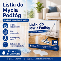 💦🏡【3 cutii, în total 90 de tablete】Șervețele solubile în apă pentru curățarea podelelor