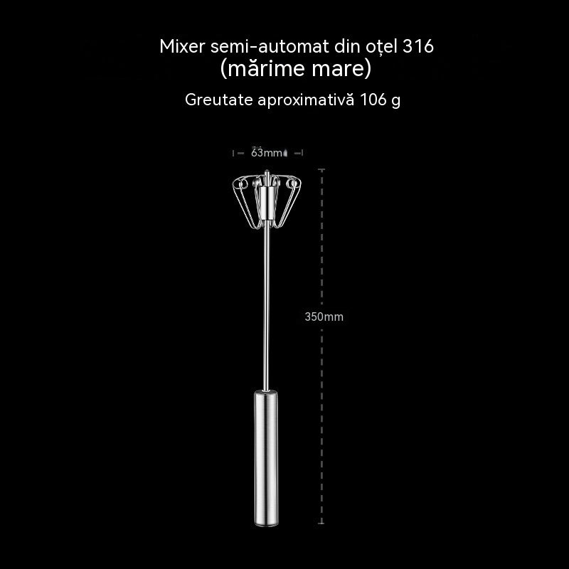 🎁Cumpără 1, primești 1 gratuit🎁Tel de ouă semiautomat din oțel inoxidabil