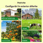 Repelent solar cu ultrasunete pentru animale pentru exterior Repelent pentru păsări cu lumină infraroșu intermitent cu LED roșu și albastru