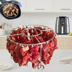🍢🍖🍗Grătar din oțel inoxidabil 304 cu 24 de țepușe pentru cuptor cu aer cald