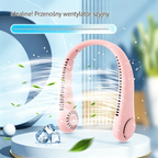 🌬️ Ventilator portabil USB pentru gât – răcoare mereu la îndemână!