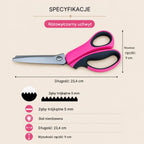 ✂️🧵Foarfece multifuncționale pentru lucrări manuale, creezi cu ușurință dantele spectaculoase!