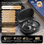 🔋 Căști wireless Bluetooth fără dopuri intraauriculare, cu cârlig pentru ureche și tehnologie de conducție osoasă 🎙️🎧