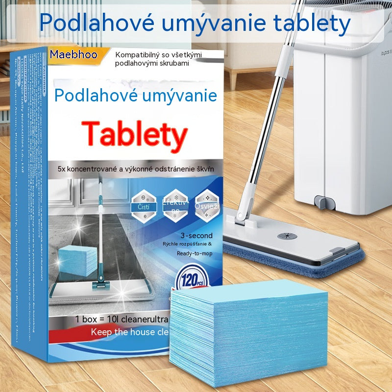 💦🏡【120 de șervețele】Șervețele solubile în apă pentru curățarea podelelor