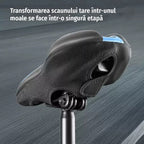 🔥🚲 Husă pentru șa de bicicletă din silicon și piele moale elastică: confort maxim și protecție completă