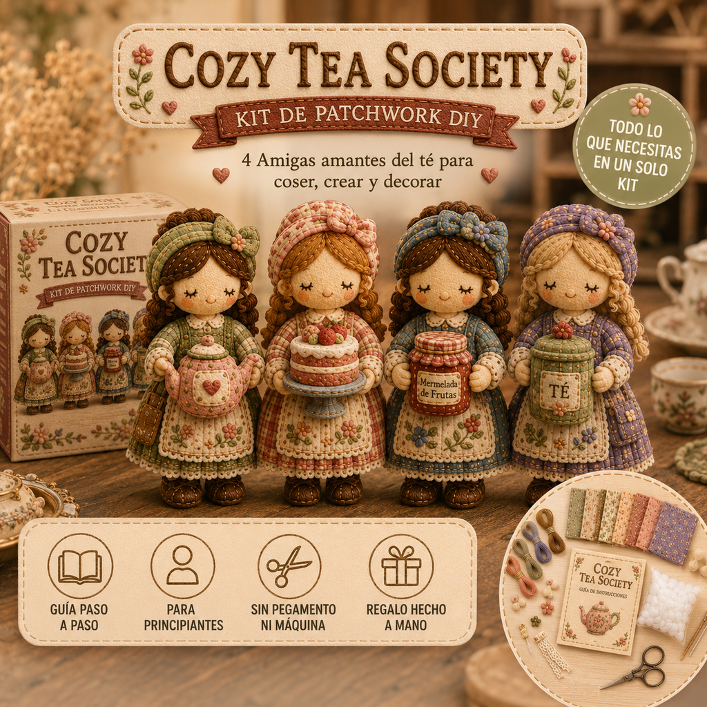 🎁 Ultima zi: bucură-te de 49% reducere! 🧵 Set de patchwork miniatural din seria "lume în miniatură"
