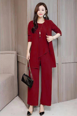🔥【Costum din trei piese】🔥【S-5XL】 2026 Îmbrăcăminte profesională casual pentru femei, la modă și simplă（40-100kg）