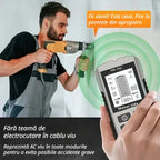 🔍Detector multifuncțional pentru metale, lemn și cabluri; localizează în siguranță și cu precizie țevile și cablurile ascunse.