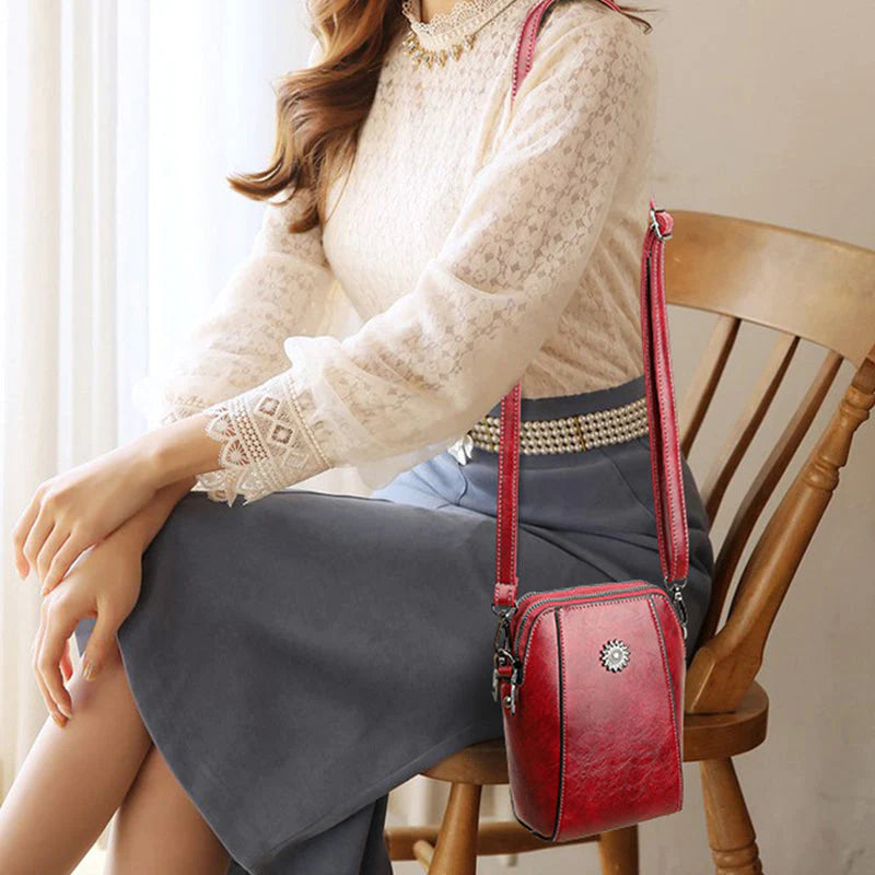 ✨【🔥50%OFF】Geantă Mini Crossbody din piele moale