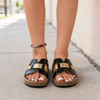 【Hitul Verii 2026】Papuci Birkenstock din Piele cu Imprimeu Croco și Ținte, Talpă Anatomică Moale, 3 Culori, Mărimi 36-43! 🩴✨
