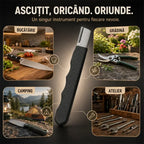 🔪 Cuțitul tocit devine ascuțit într-o secundă! Un dispozitiv portabil multifuncțional de ascuțit cuțitele din aliaj dur – cumpără două și primești două gratis, primești 4 bucăți! ✨🛠️