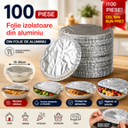 📢 Reducere de 50%! 🔥 🥗Capace din aluminiu pentru alimente – prospețime fără folie și fără mizerie