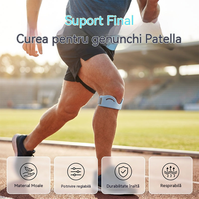 🩺 Orteză sport pentru genunchi👉 Genunchiul are nevoie de timp. Această bandă îi oferă timp.