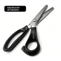 🔥Set din 2 piese ✂️ Foarfece profesionale cu lame zimțate – Foarfece ascuțite pentru materiale textile