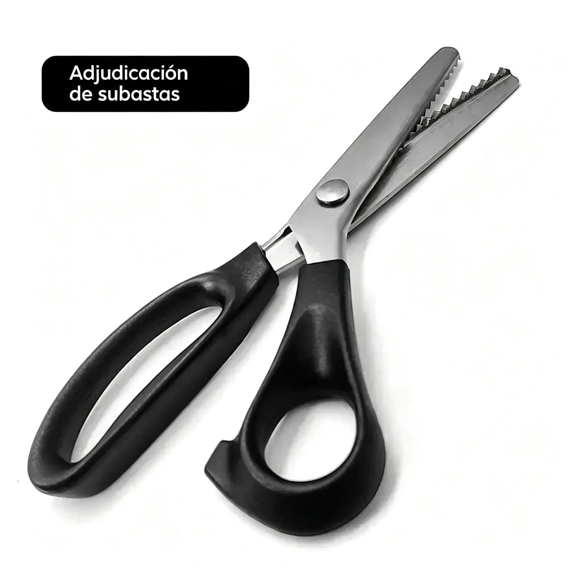 🔥Set din 2 piese ✂️ Foarfece profesionale cu lame zimțate – Foarfece ascuțite pentru materiale textile
