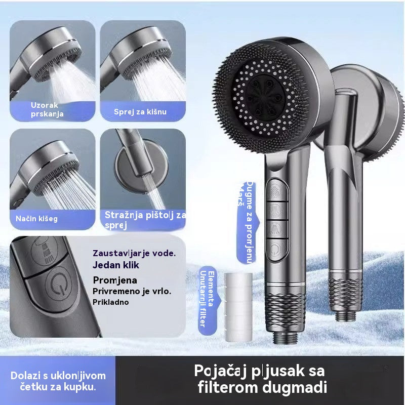 🔥【Promoție – Reducere de până la 50%】🚿🛁Cap de duș puternic, set de cap de duș pentru baie