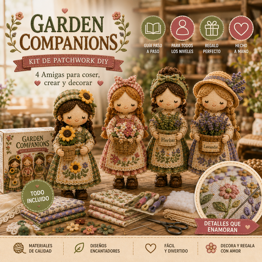 🎁 Ultima zi: bucură-te de 49% reducere! 🧵 Set de patchwork miniatural din seria "lume în miniatură"