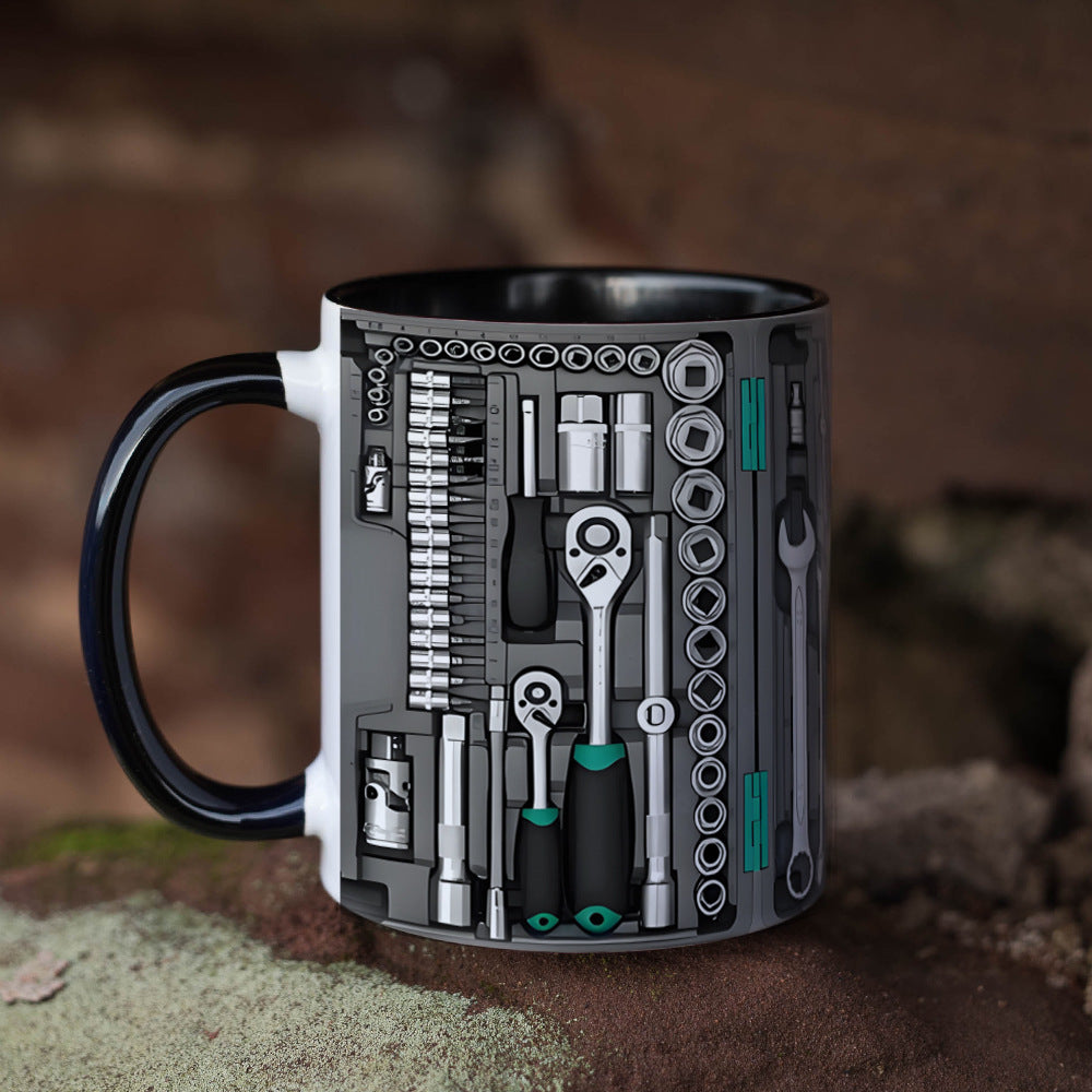🔥☕Set compus dintr-o cană de cafea și unelte pentru mecanici auto
