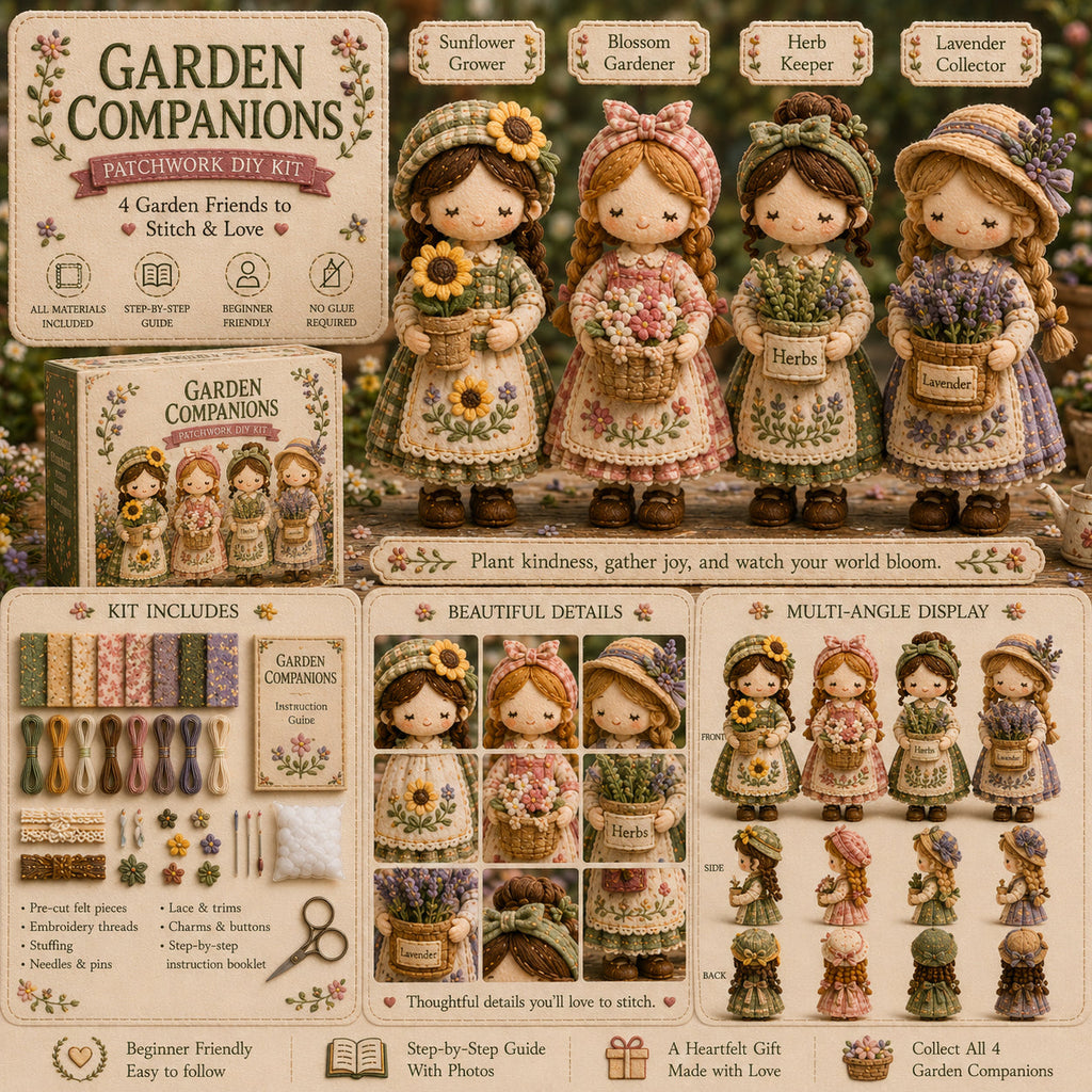 🎁 Ultima zi: bucură-te de 49% reducere! 🧵 Set de patchwork miniatural din seria "lume în miniatură"