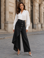 🥇Spodnie jeansowe damskie z wysokim stanem, luźny krój, wygodne w noszeniu, elegancki i modny design