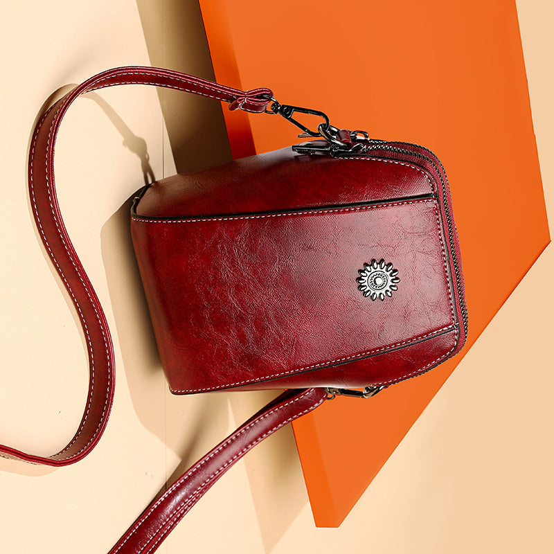 ✨【🔥50%OFF】Geantă Mini Crossbody din piele moale