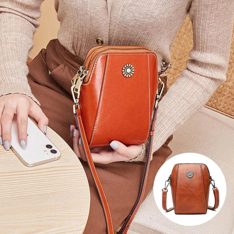 ✨【🔥50%OFF】Geantă Mini Crossbody din piele moale