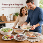 【200 bucăți】Film transparent de unică folosință, ideal pentru recipiente și alimente. Se potrivește perfect, asigură o etanșare bună și este ușor de utilizat